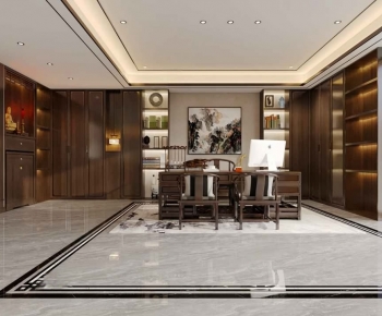 New Chinese Style Manager's Office-ID:299969912