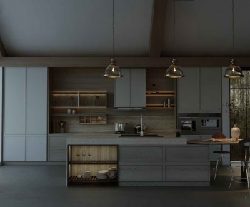 Nordic Style Open Kitchen-ID:834928996