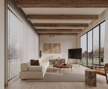 Wabi-sabi Style A Living Room-ID:141279774