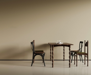 French Style Dining Table And Chairs-ID:585503104