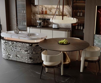 Modern Dining Table And Chairs-ID:924683094