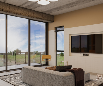 Modern A Living Room-ID:121896983