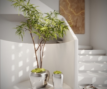 Modern Ground Green Plant Potted Plants-ID:705302004