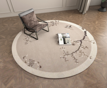 New Chinese Style Circular Carpet-ID:376343016