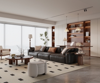Modern A Living Room-ID:684402941