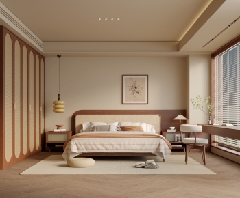 Japanese Style Bedroom-ID:979537013