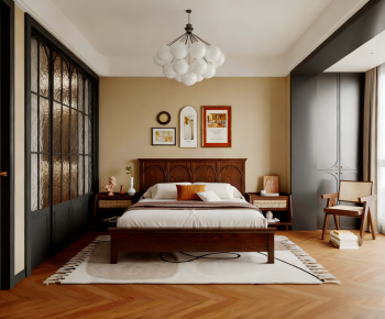 American Style Bedroom-ID:135507119