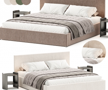 Modern Double Bed-ID:949590922