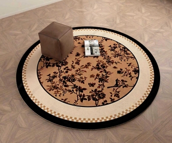 French Style Circular Carpet-ID:889602909