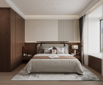 New Chinese Style Bedroom-ID:289830927