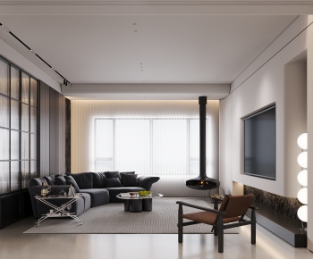 Modern A Living Room-ID:627927066
