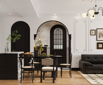 French Style A Living Room-ID:963052996