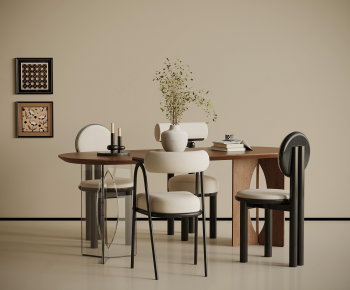 Modern Dining Table And Chairs-ID:508580923