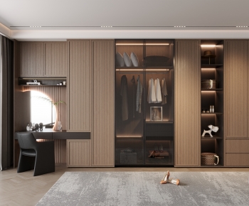 Modern Clothes Storage Area-ID:750844968