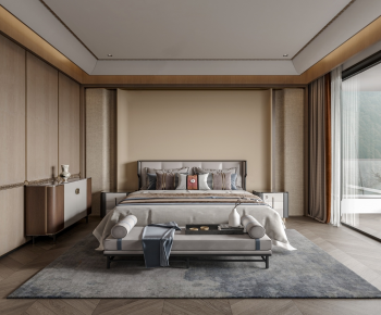 New Chinese Style Bedroom-ID:598418009