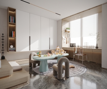 Modern Children's Room Activity Room-ID:454643963