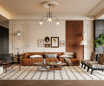 French Style A Living Room-ID:773767958