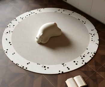 French Style Circular Carpet-ID:378923894