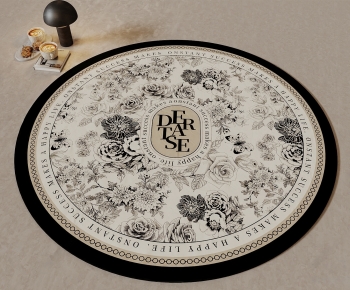 French Style Circular Carpet-ID:583539046