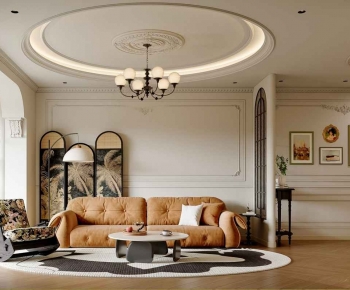 French Style A Living Room-ID:247086052
