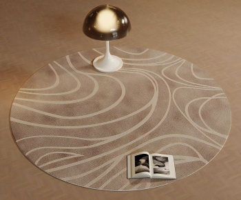 Modern Circular Carpet-ID:860096933