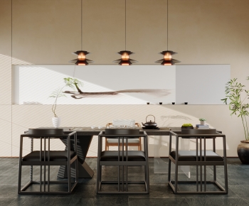 New Chinese Style Tea Tables And Chairs-ID:895217905