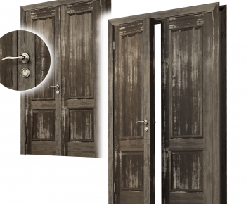 Wabi-sabi Style Double Door-ID:808769947