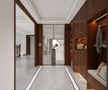 New Chinese Style Hallway-ID:934848075