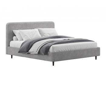 Modern Double Bed-ID:660938988