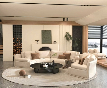 Modern A Living Room-ID:711801056
