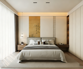 New Chinese Style Bedroom-ID:918289904