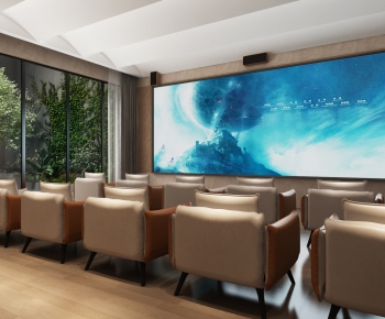 Modern Audiovisual Room-ID:987693075