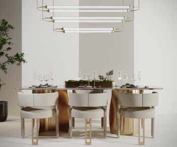 Modern Dining Table And Chairs-ID:659759076