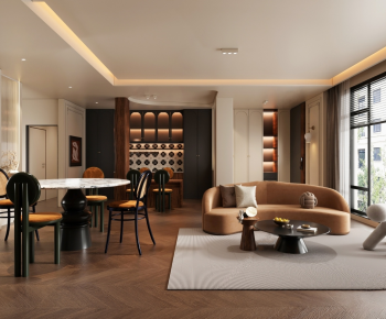 Modern A Living Room-ID:603940963