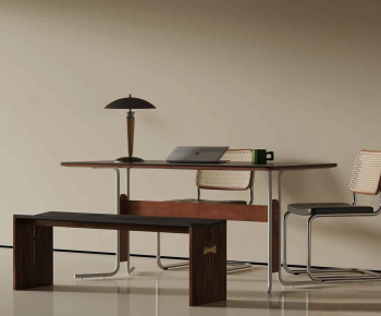 Modern Computer Desk And Chair-ID:857708936