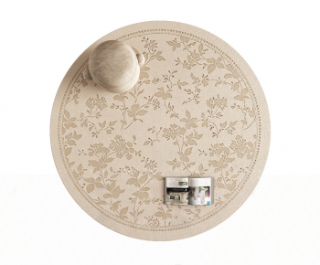 French Style Circular Carpet-ID:872844934