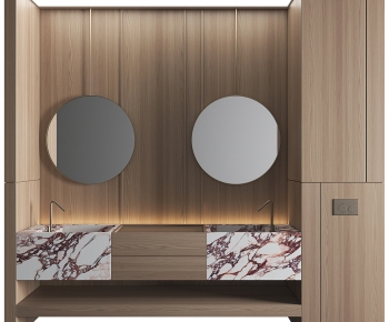 Modern Bathroom Cabinet-ID:124691963