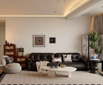 Modern A Living Room-ID:153995044