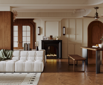 French Style A Living Room-ID:413279062