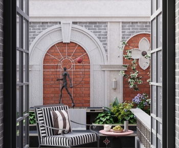 New Chinese Style Courtyard/landscape-ID:183070902