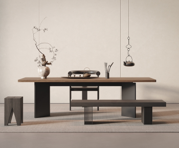 New Chinese Style Tea Tables And Chairs-ID:409238104