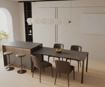 Modern Dining Table And Chairs-ID:718549015