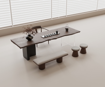 New Chinese Style Tea Tables And Chairs-ID:527229072