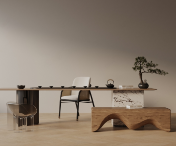 New Chinese Style Tea Tables And Chairs-ID:540082935