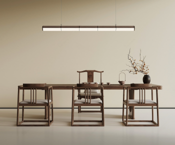 New Chinese Style Tea Tables And Chairs-ID:739694126