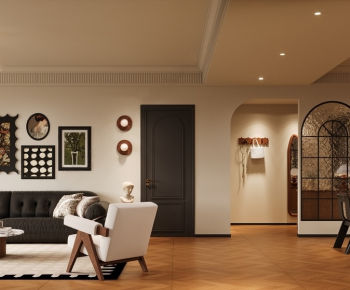 French Style A Living Room-ID:323506126