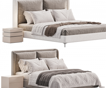 Modern Double Bed-ID:131550077