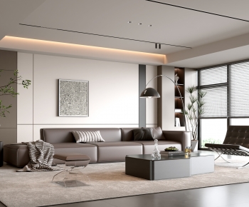 Modern A Living Room-ID:691375978