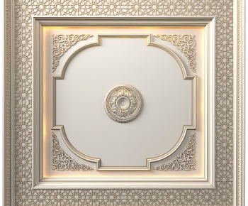 French Style Suspended Ceiling-ID:491837024