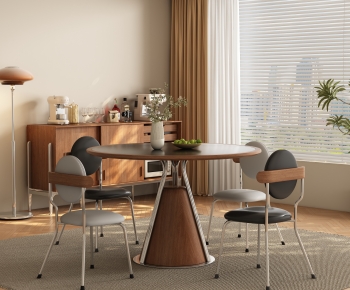 Modern Dining Table And Chairs-ID:205426931